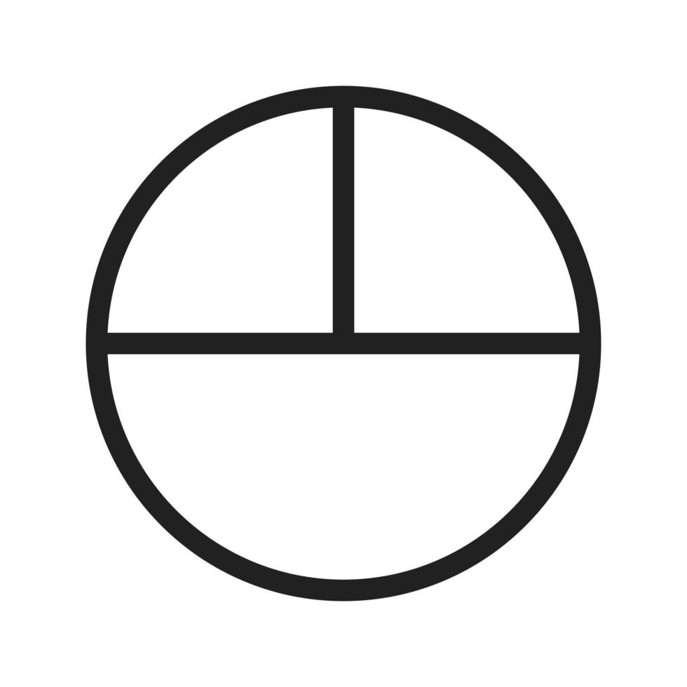 cirkel lijn icoon vector