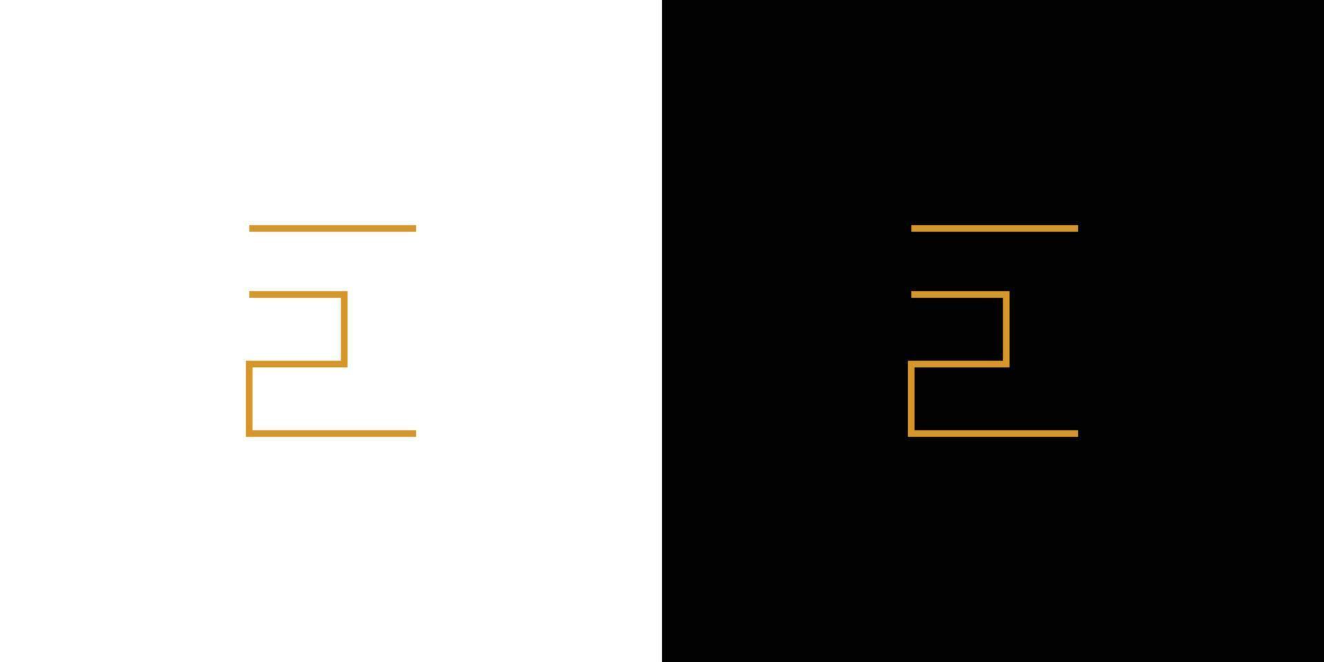 modern en uniek letter e initialen logo-ontwerp vector