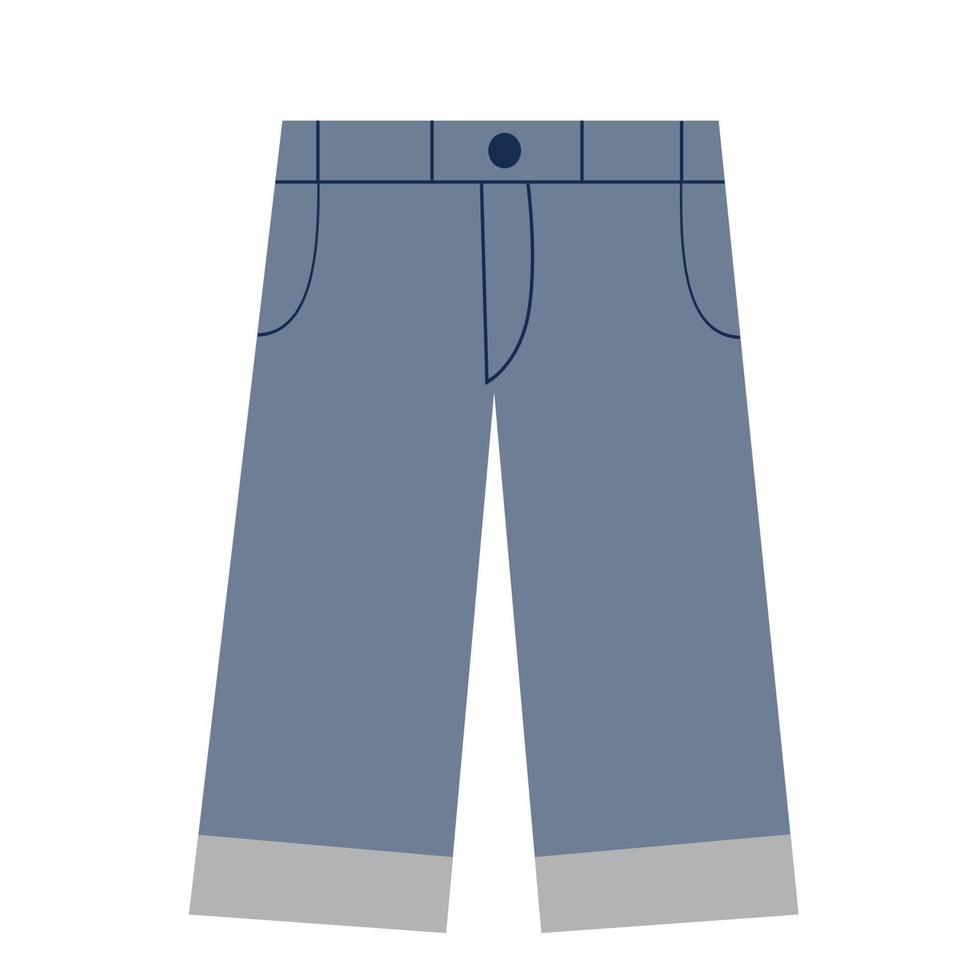 illustratie van jeansbroek vector