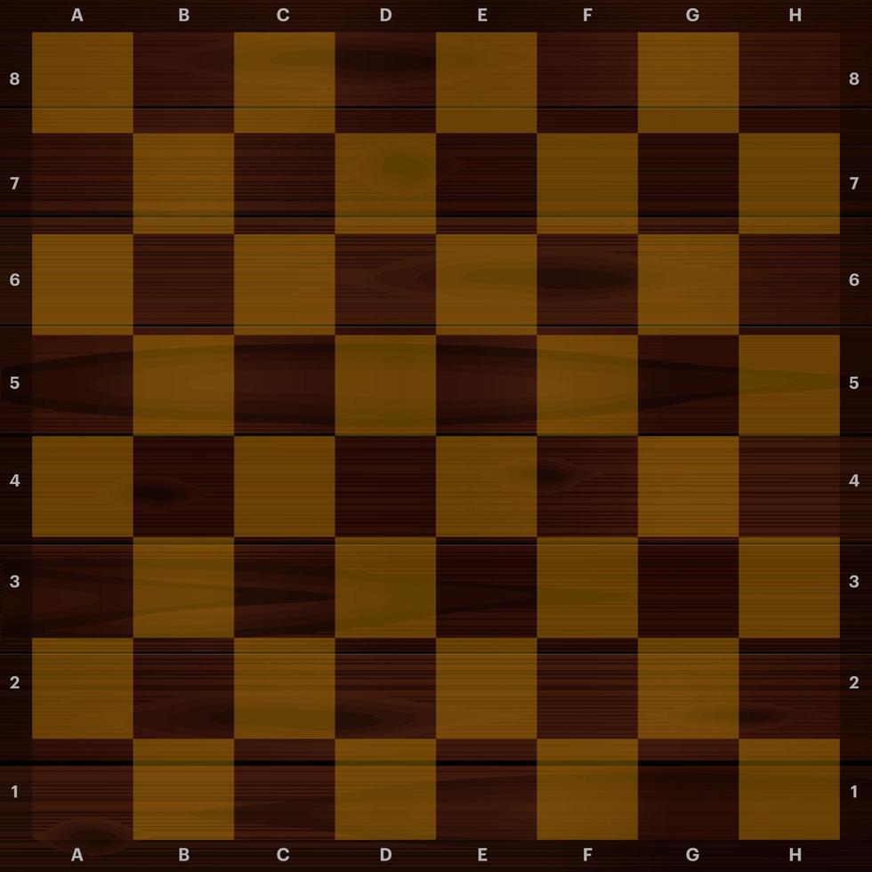 schaakbord met houten structuurontwerp vector