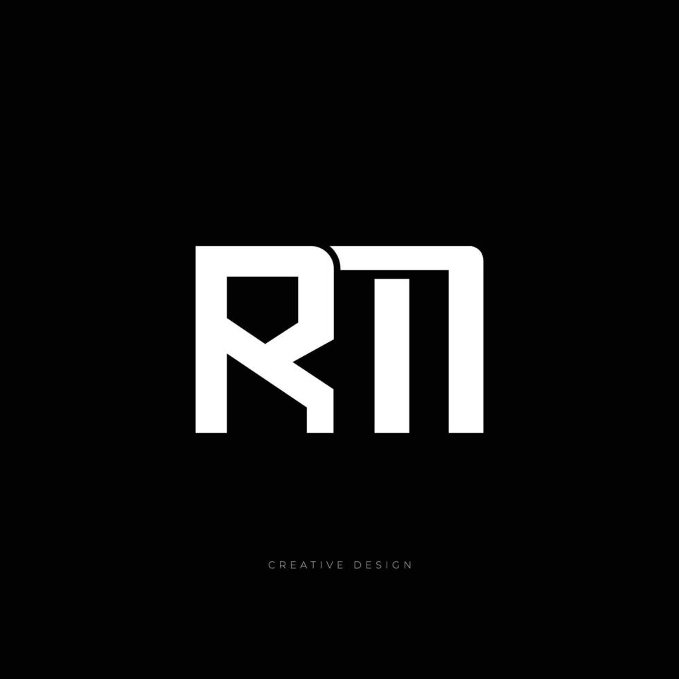 rm brief branding creatief logo vector