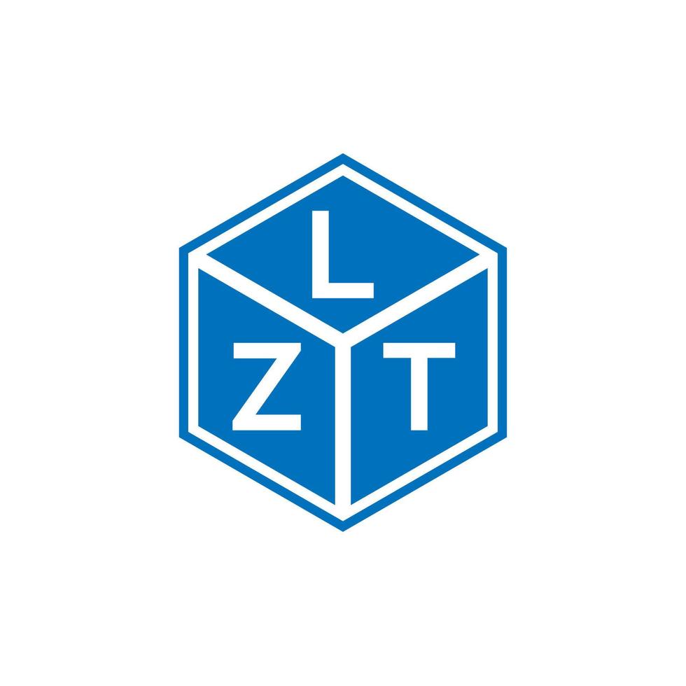 LZ brief logo ontwerp op zwarte achtergrond. lzt creatieve initialen brief logo concept. lzt brief ontwerp. vector