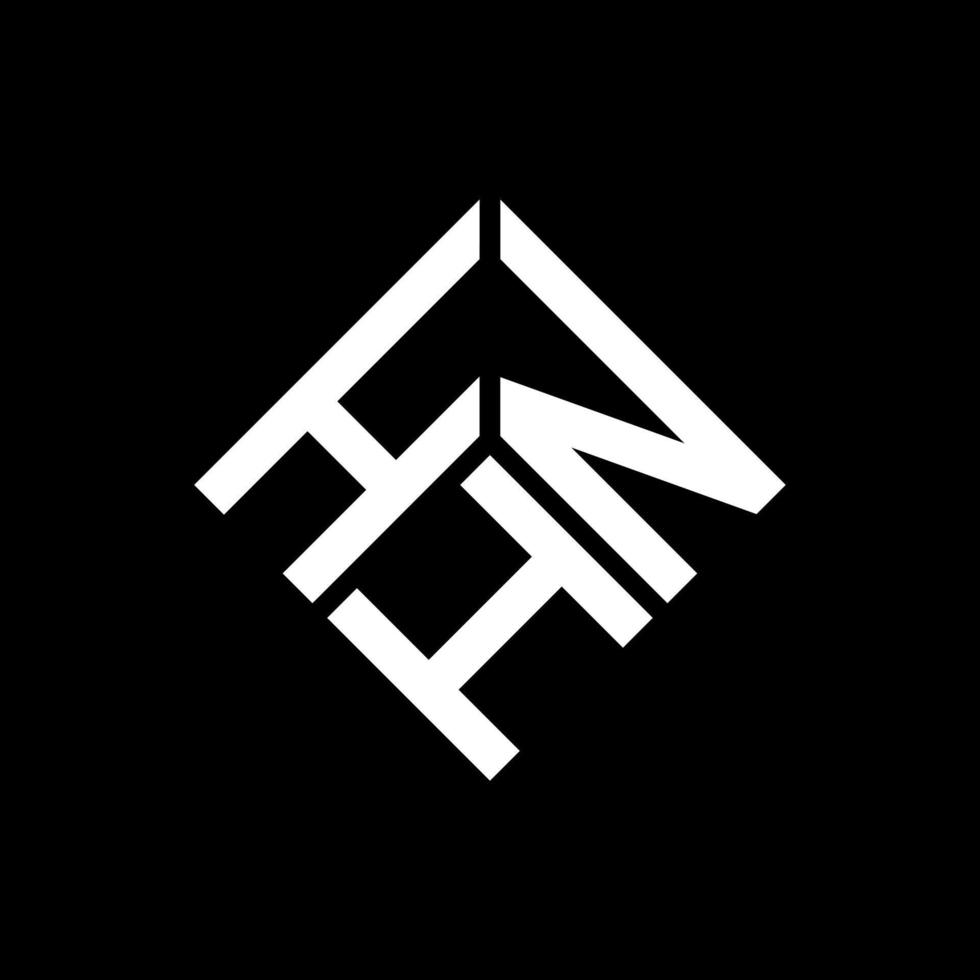 hnh brief logo ontwerp op zwarte achtergrond. hnh creatieve initialen brief logo concept. hnh brief ontwerp. vector