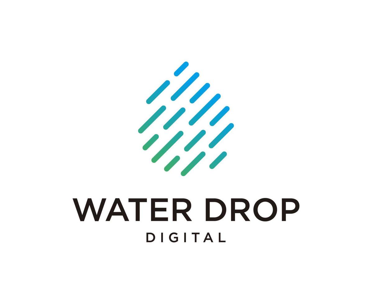 abstracte waterdruppel logo vector ontwerpsjabloon
