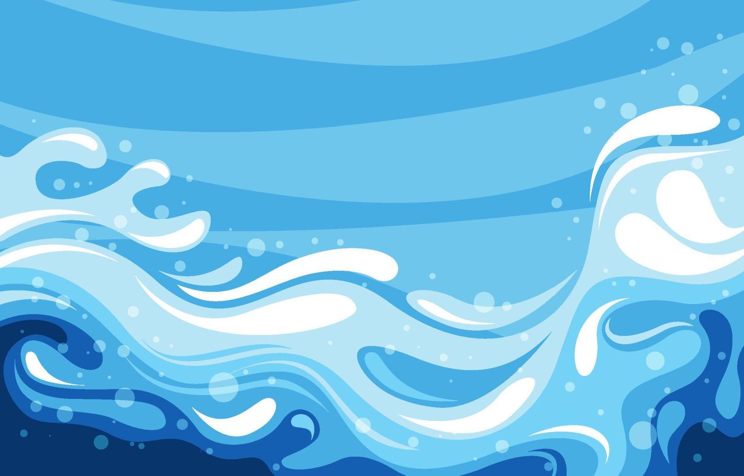 blauwe water splash achtergrond vector