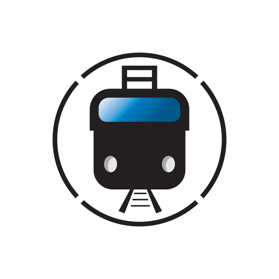 trein pictogram vector achtergrond