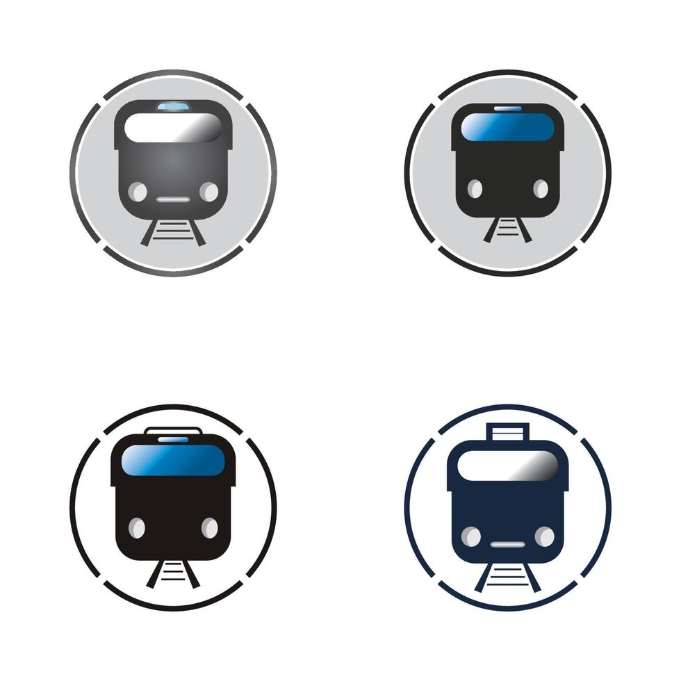 trein pictogram vector achtergrond