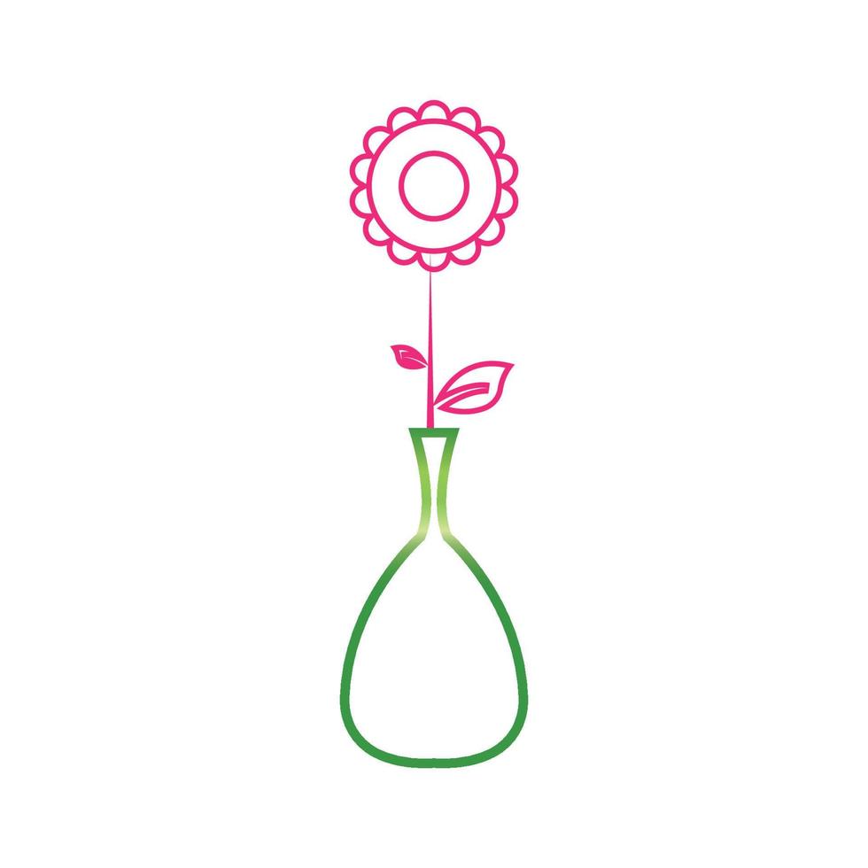 bloemenvaas vector icon