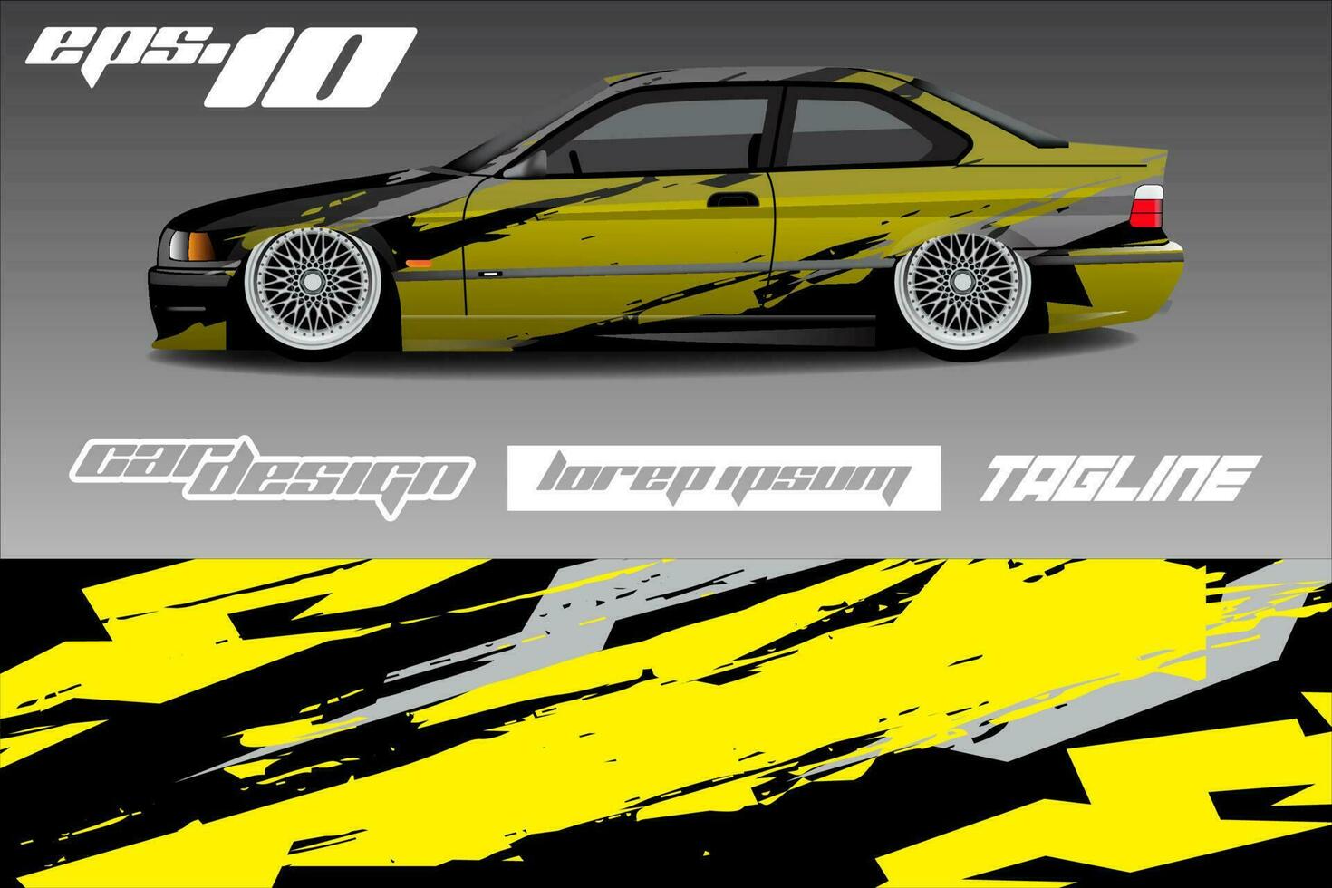 race auto livery ontwerp vector