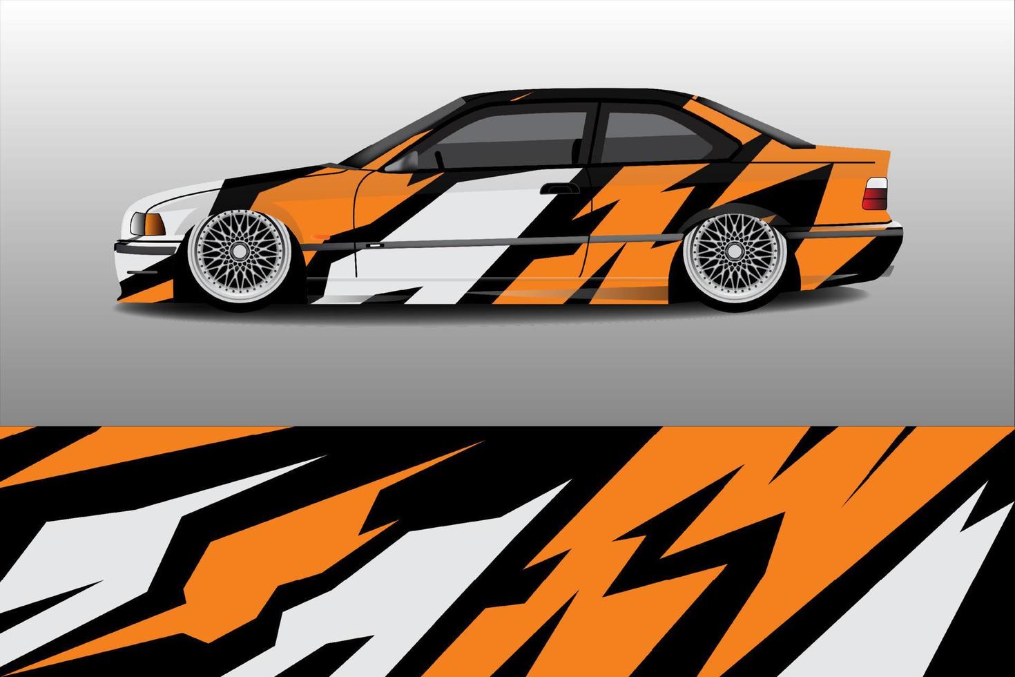 race auto livery ontwerp vector