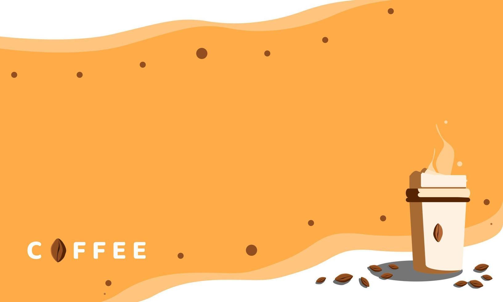 achtergrond drink koffie ontwerp vectorillustratie vector