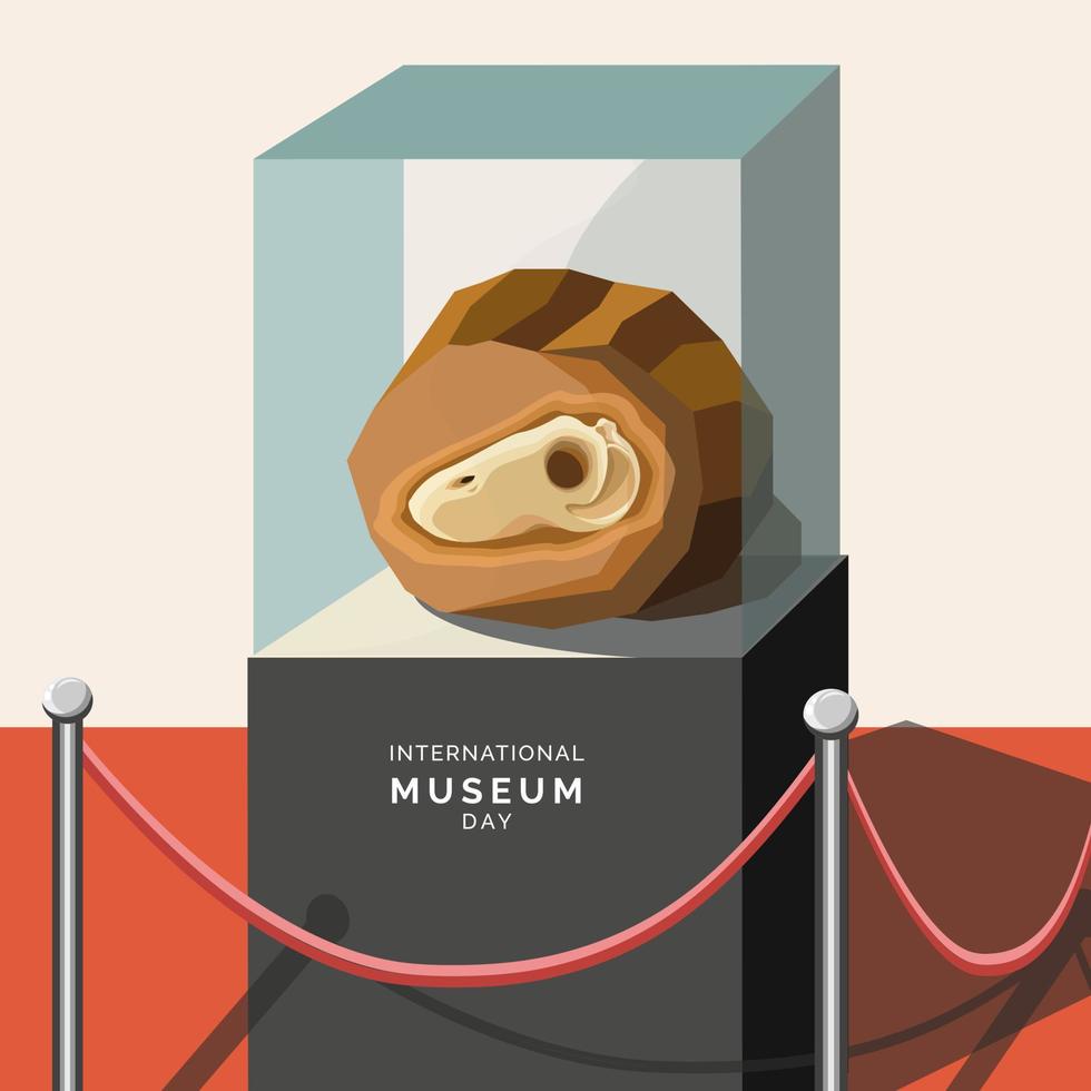 internationale museumdag vector