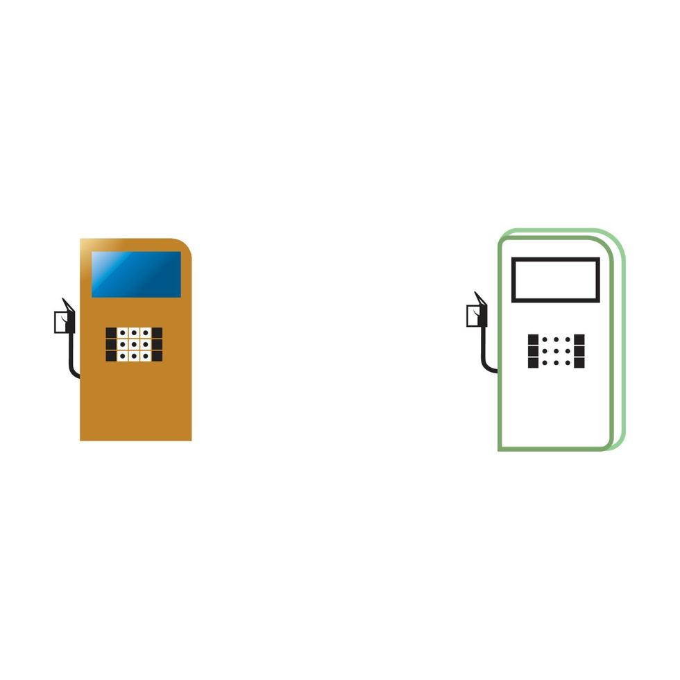 brandstof vector pictogram sjabloon achtergrond