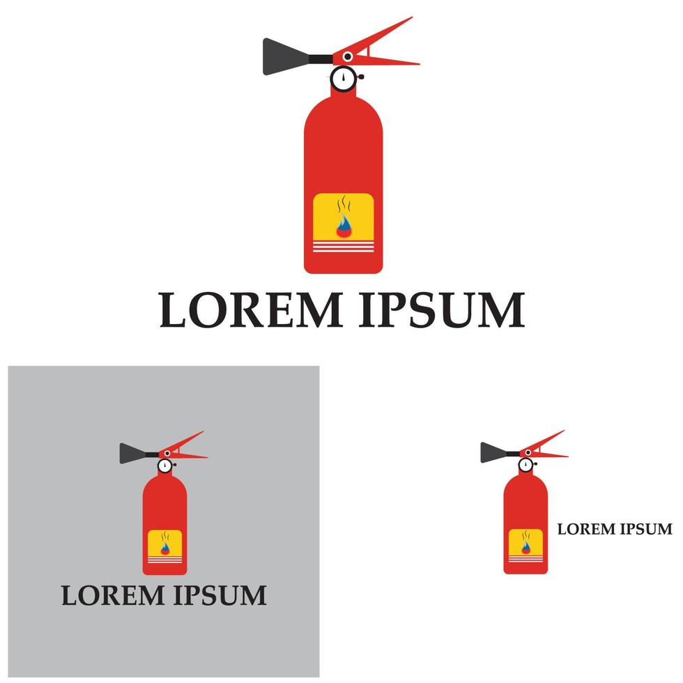 brandblusserpictogram, beschermingsmiddelen, noodteken, veiligheidssymbool vector