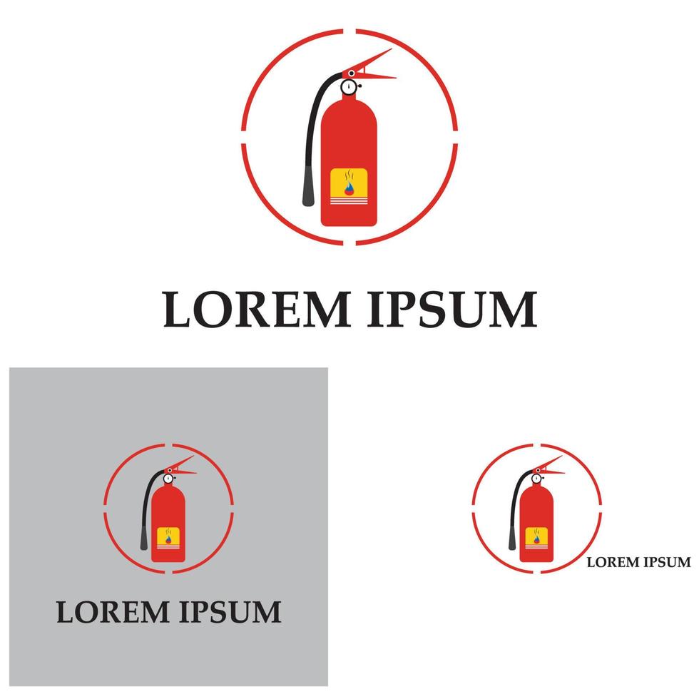 brandblusserpictogram, beschermingsmiddelen, noodteken, veiligheidssymbool vector