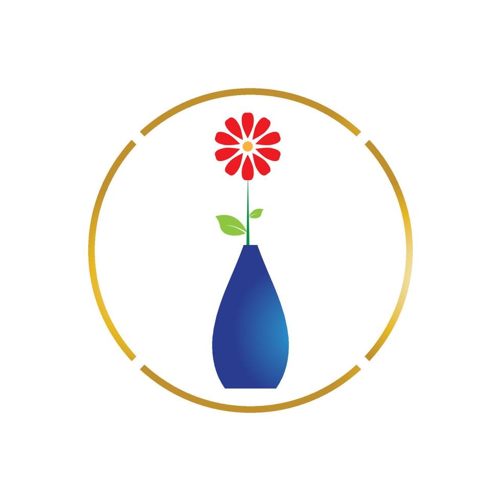 bloemenvaas vector icon
