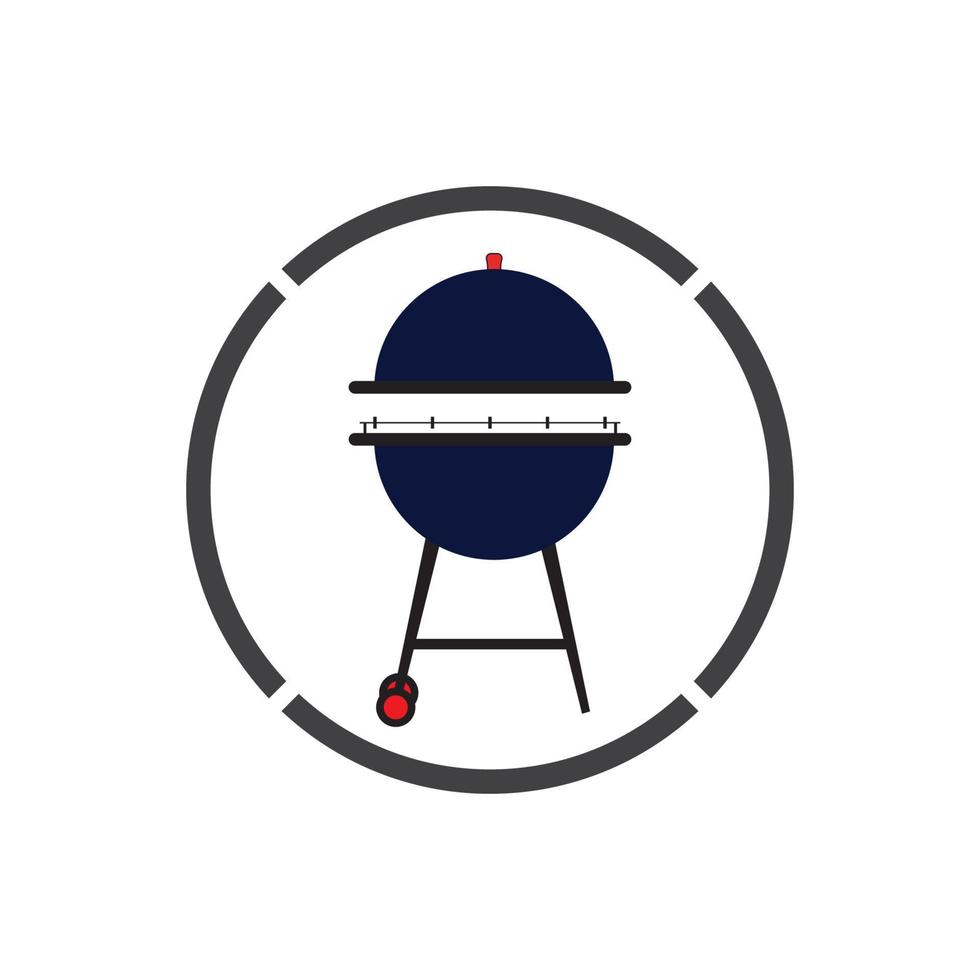 barbecue pictogram vectorillustratie vector