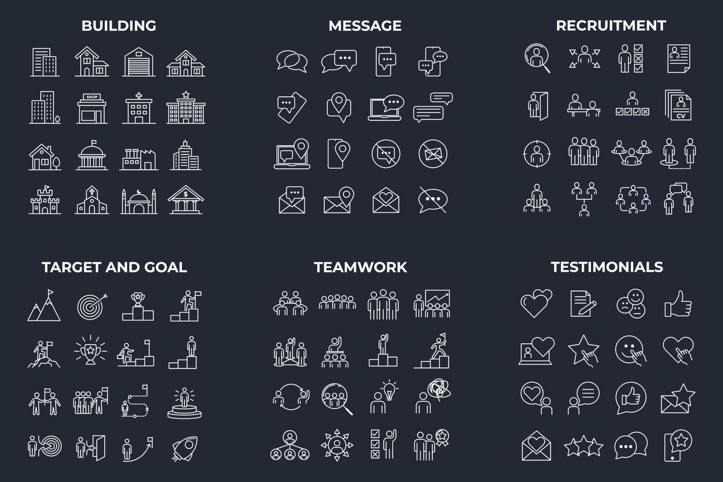 mega collectie icon pack symbool sjabloon voor grafische en webdesign collectie logo vector illustratie