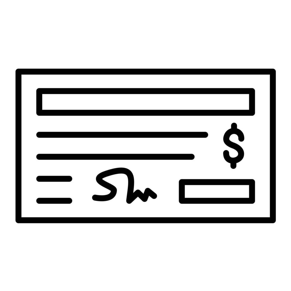 pictogram betalingsregel controleren vector