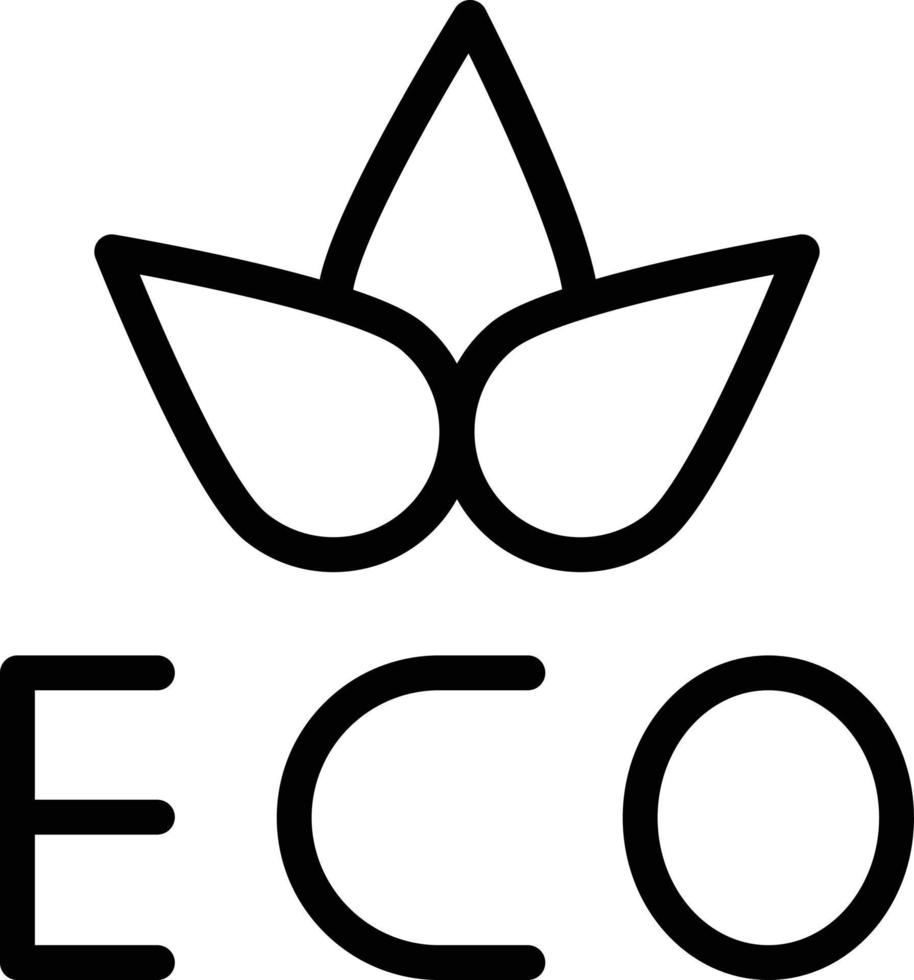 eco vector pictogram ontwerp illustratie