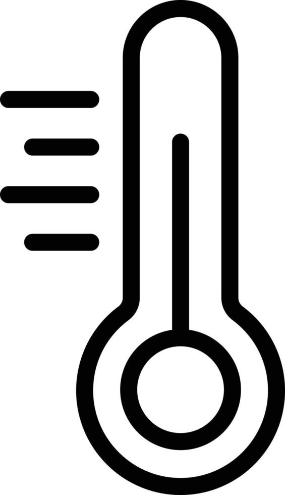 thermometer vector pictogram ontwerp illustratie