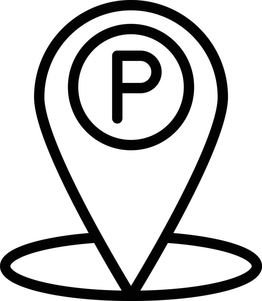 parkeren vector pictogram ontwerp illustratie