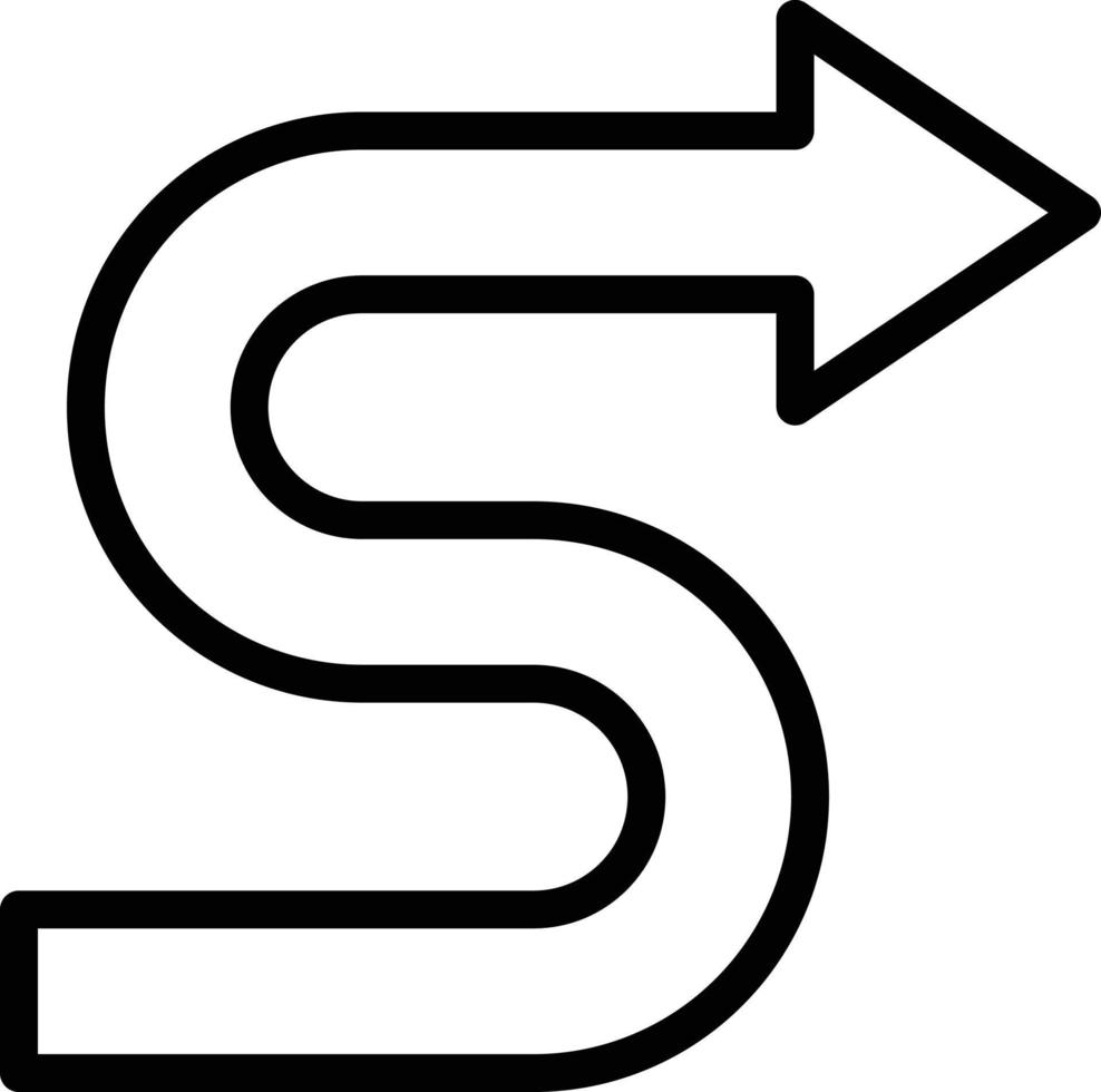 zigzag vector pictogram ontwerp illustratie