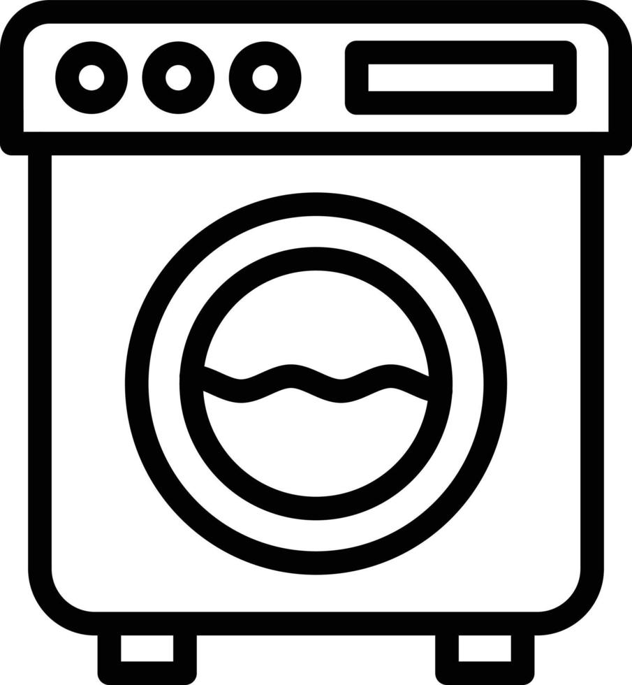 wasmachine vector pictogram ontwerp illustratie