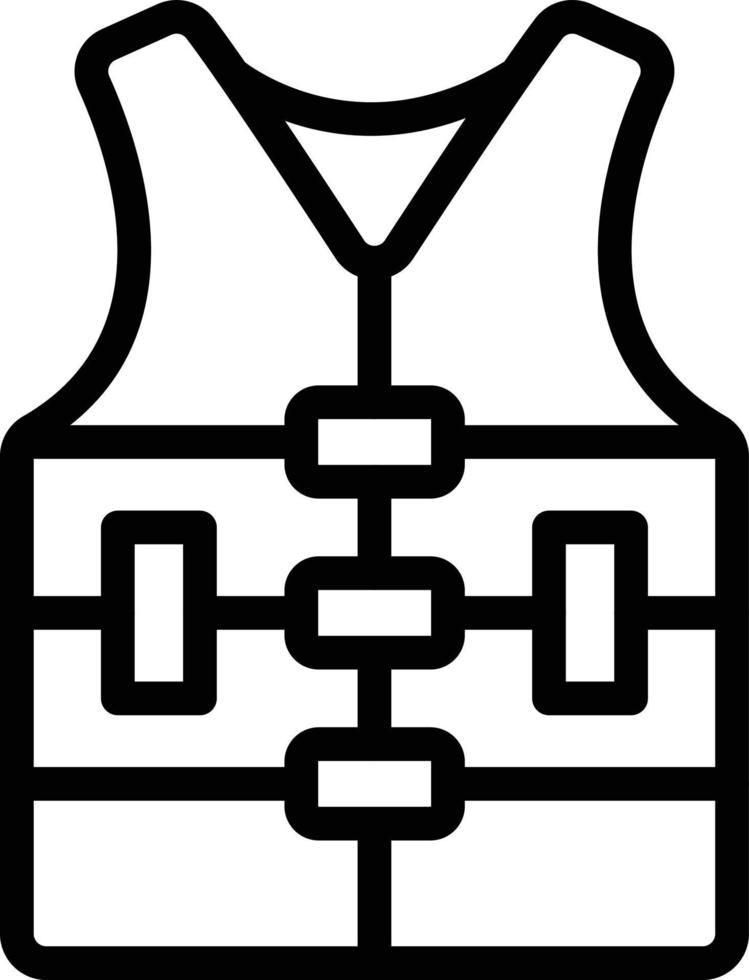 reddingsvest vector pictogram ontwerp illustratie