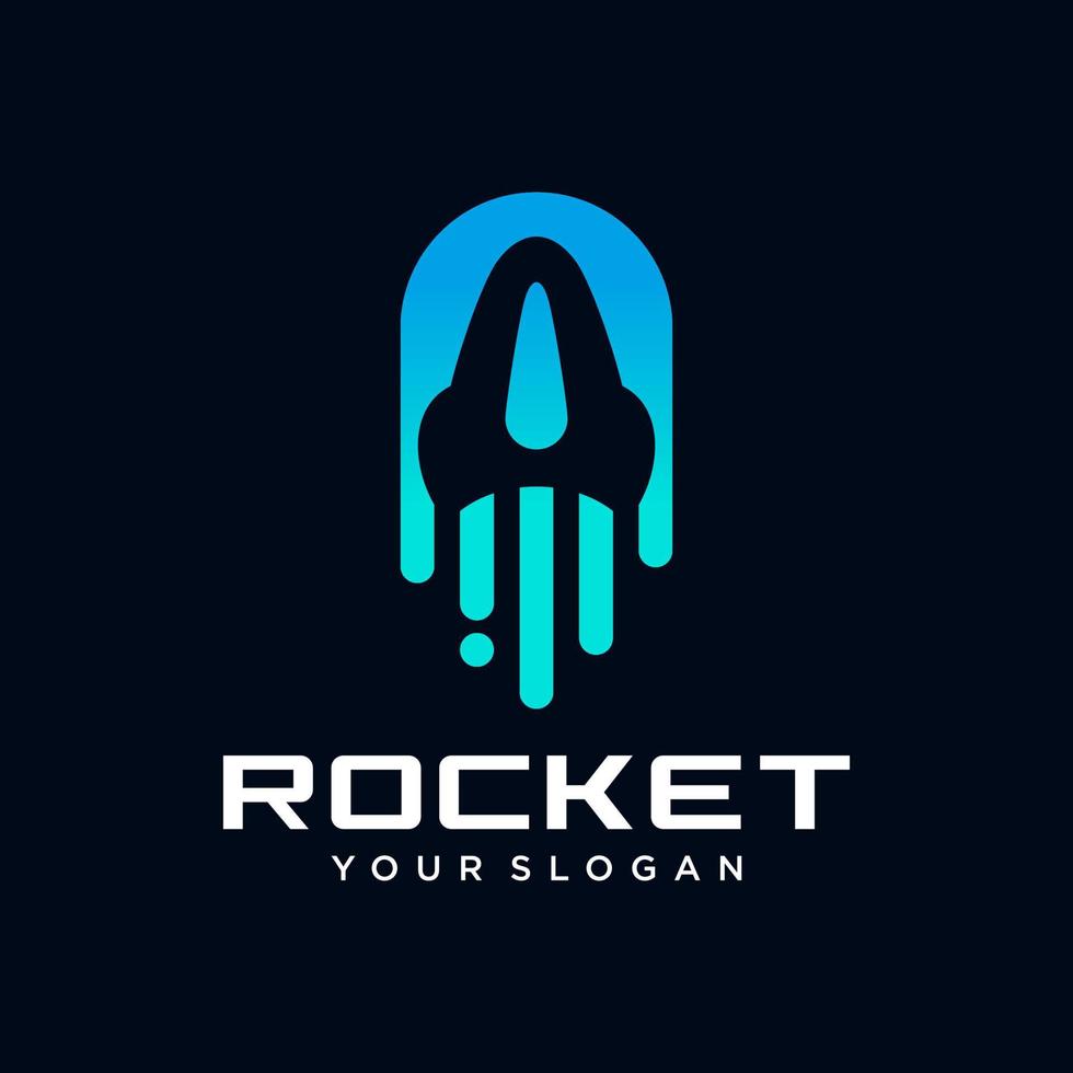 raket logo pictogram vector sjabloon