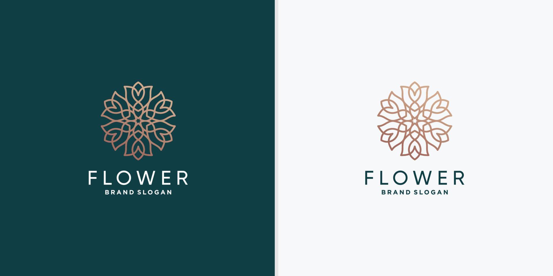 bloem logo sjabloon voor vrouw, beauty, spa, wellness bedrijf premium vector deel 2.