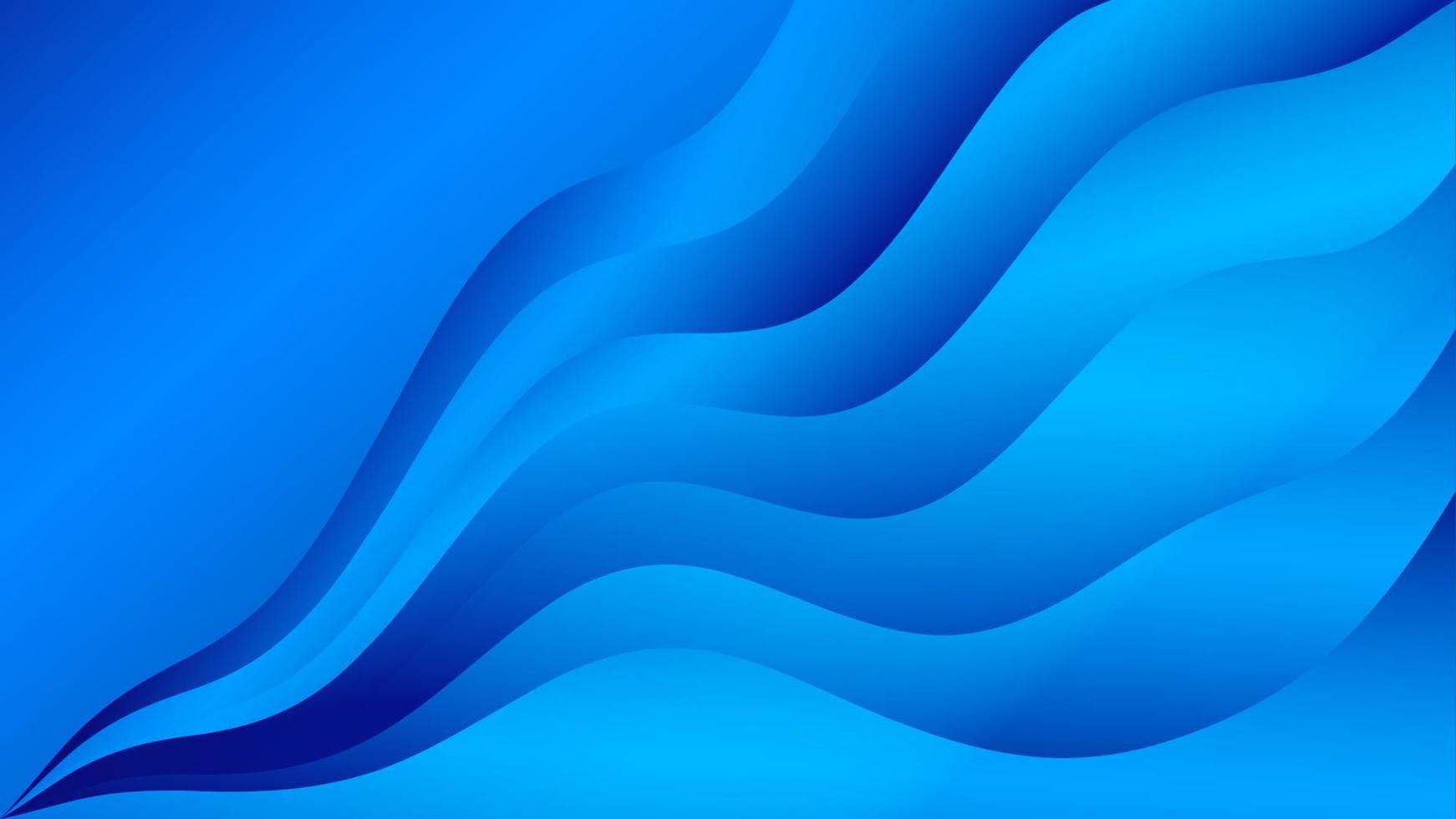 blauwe golf abstracte achtergrond, webachtergrond, blauwe textuur, bannerontwerp, creatief omslagontwerp, achtergrond, minimale achtergrond, vectorillustratie vector