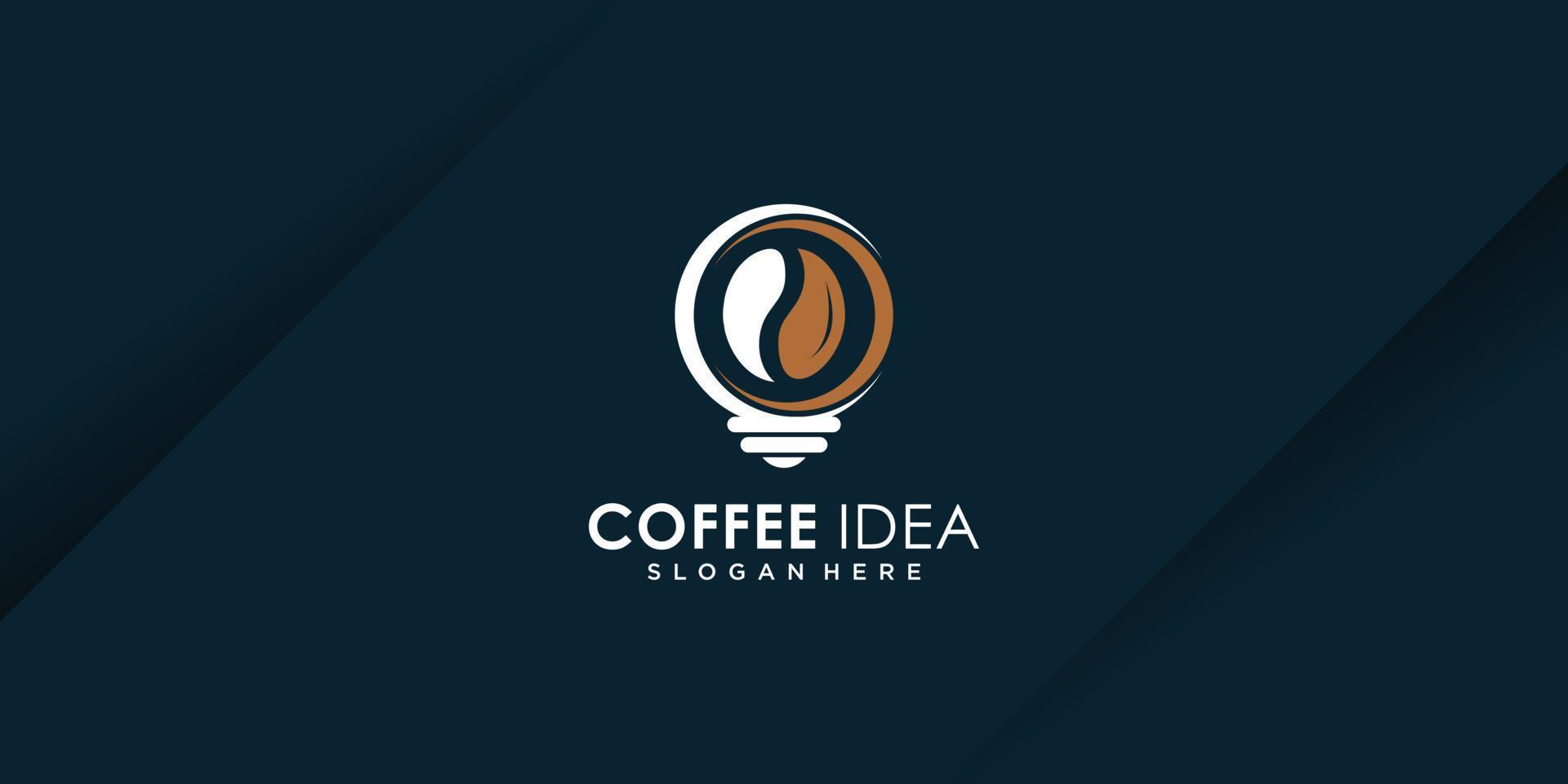 koffie logo sjabloon met creatieve elementen voor zakelijke premium vector deel 5.