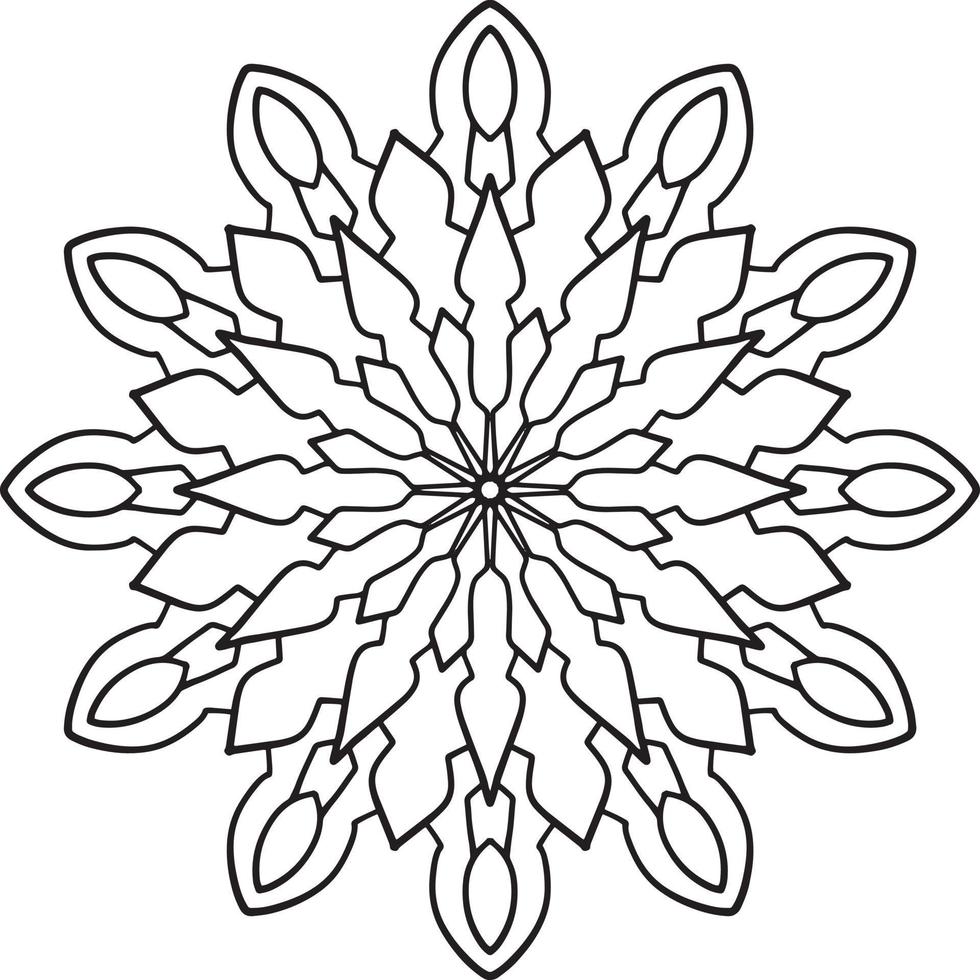 koninklijke mandala-illustraties voor decoratie, ontwerpen, tatoeage, vrede vector