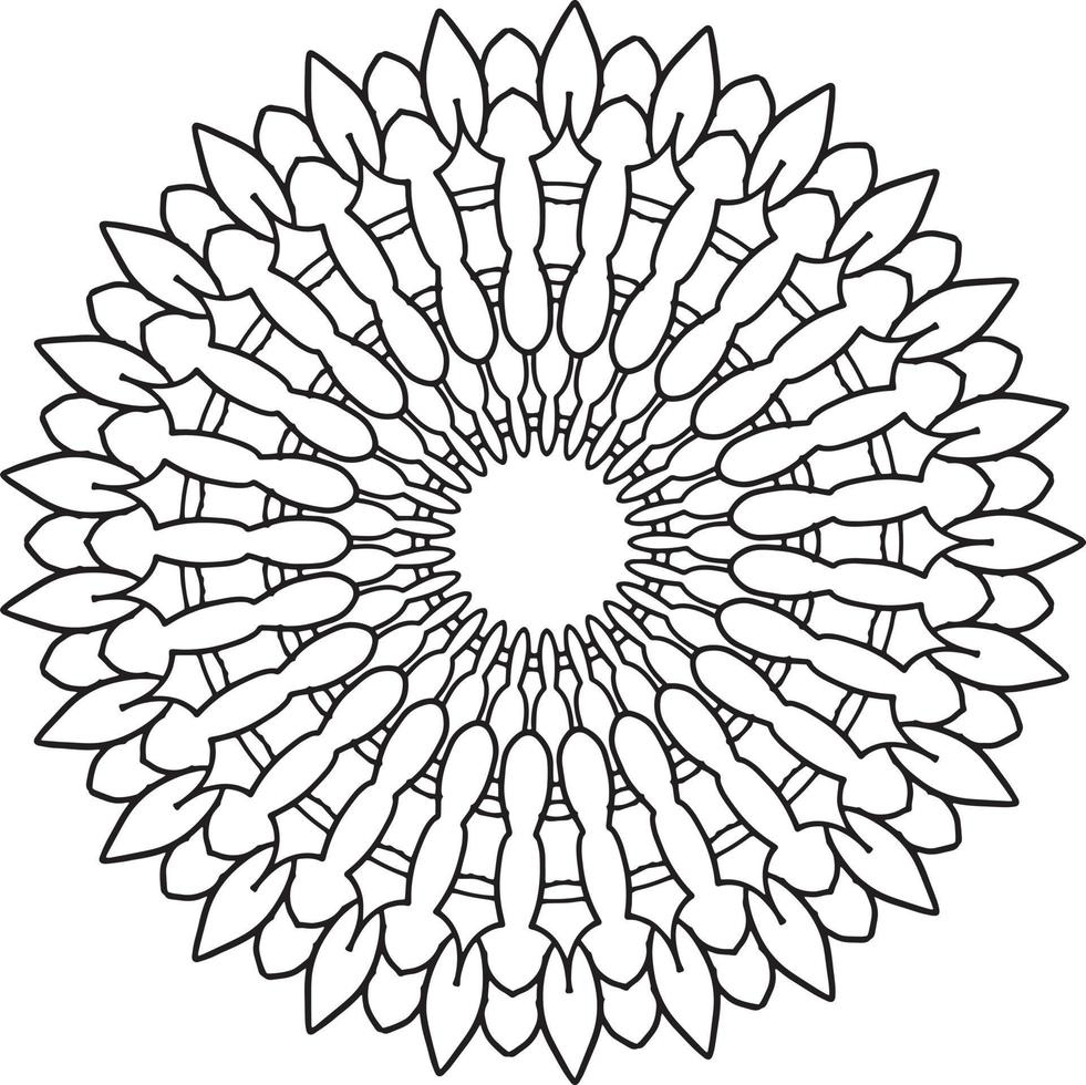 koninklijke mandala-illustraties voor decoratie, ontwerpen, tatoeage, vrede vector