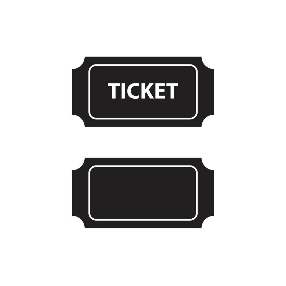 ticketvector voor website symboolpictogram vector