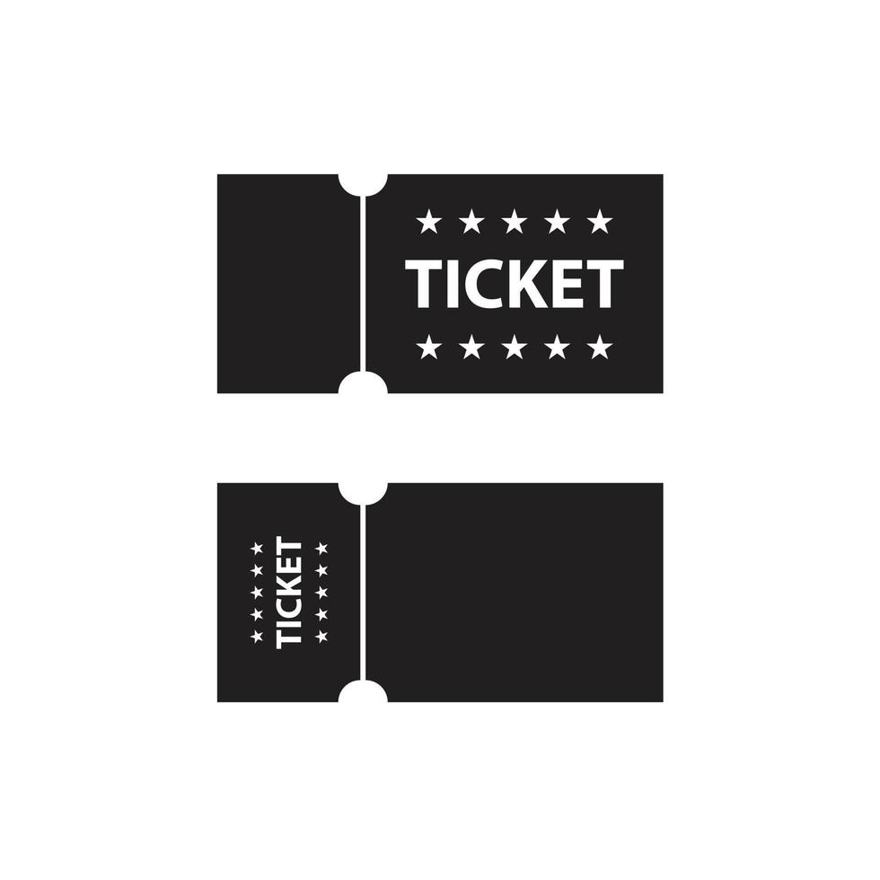 ticketvector voor website symboolpictogram vector