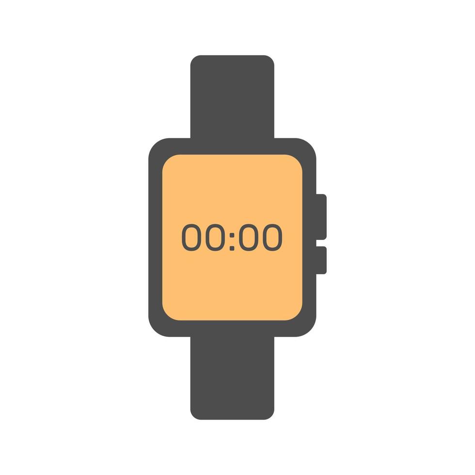 smartwatch-apparaat. minimale vectorillustratie vector
