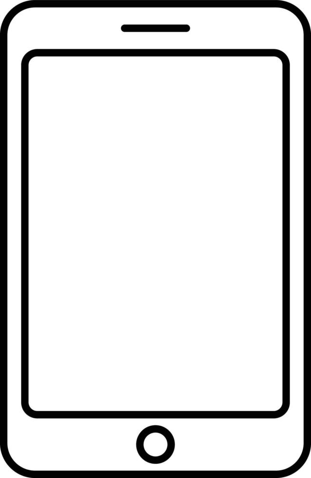 geïsoleerd vectorpictogram voor mobiele telefoon dat gemakkelijk kan worden gewijzigd of bewerkt vector