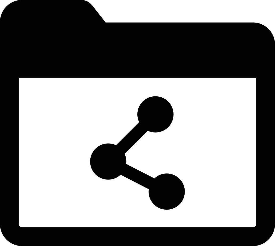 deel map geïsoleerd vectorpictogram dat gemakkelijk kan worden gewijzigd of bewerkt vector