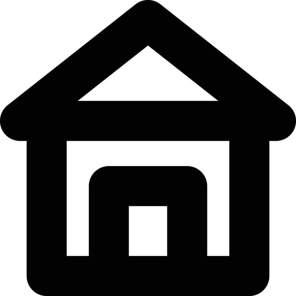 huis vectorpictogram dat gemakkelijk kan worden gewijzigd of bewerkt vector