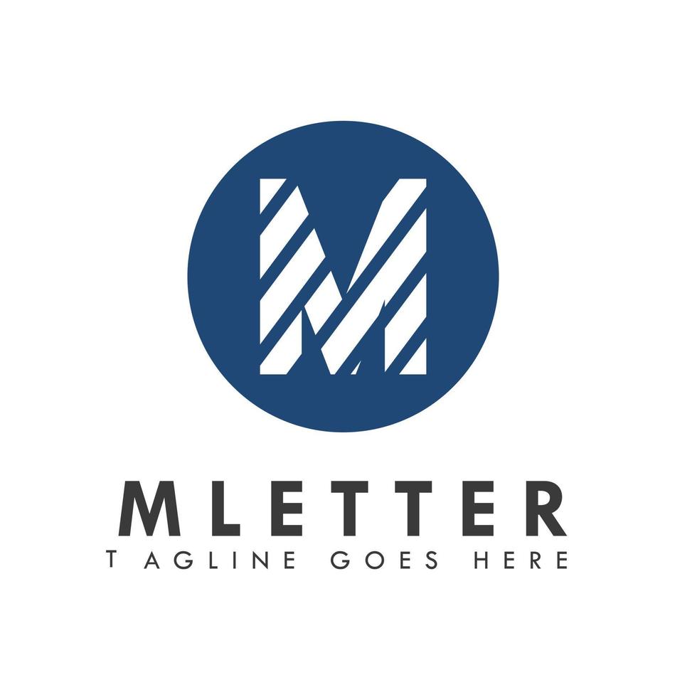 alfabet m letter logo en pictogram ontwerp vector