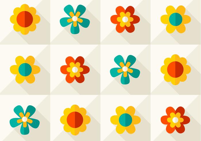 Modern bloemen vector patroon