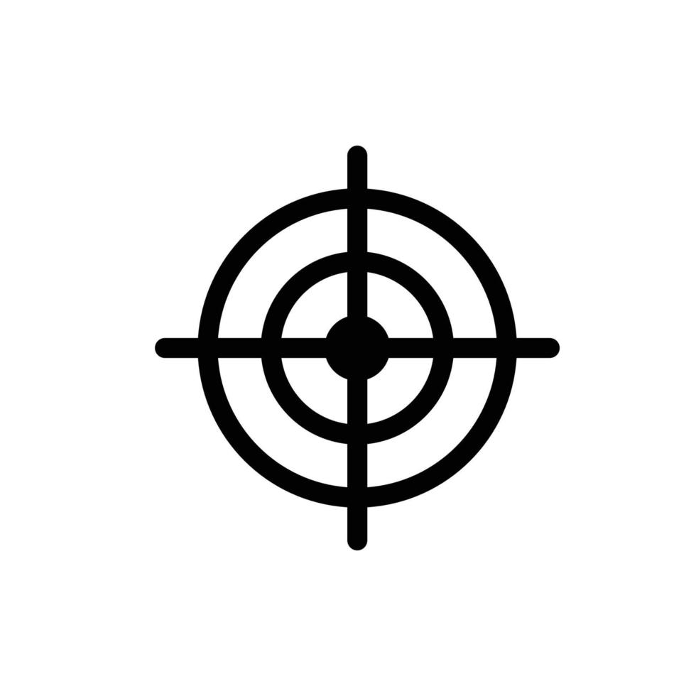 doel logo pictogram ontwerp vector