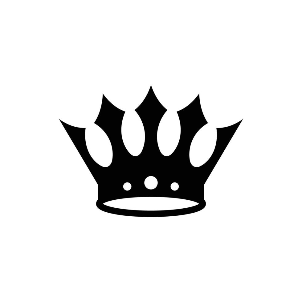 kroon pictogram ontwerpsjabloon vector