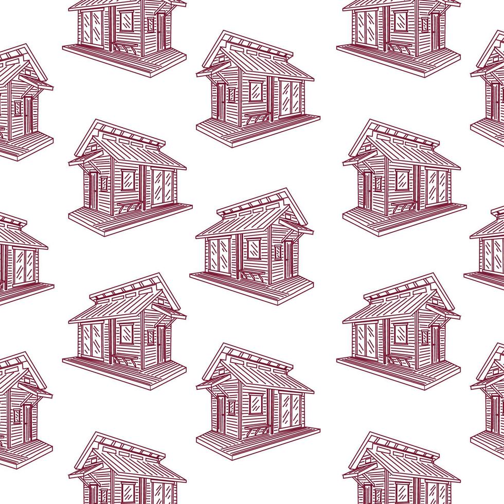 huis patroon ontwerp vector