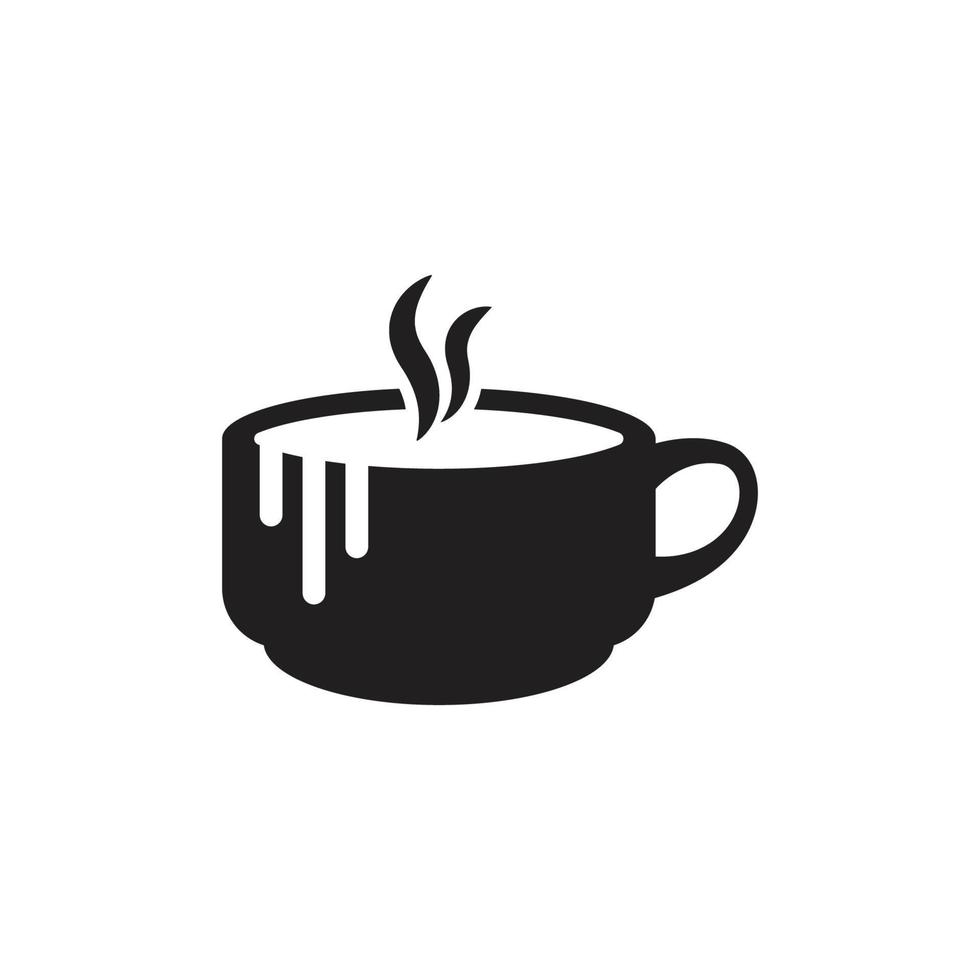 koffie pictogram ontwerpsjabloon vector