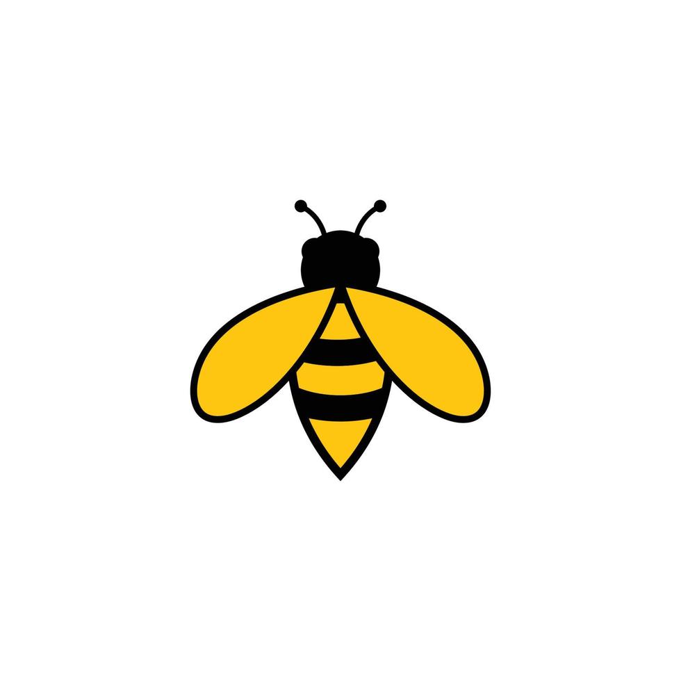 ontwerpsjabloon voor bijenpictogram vector