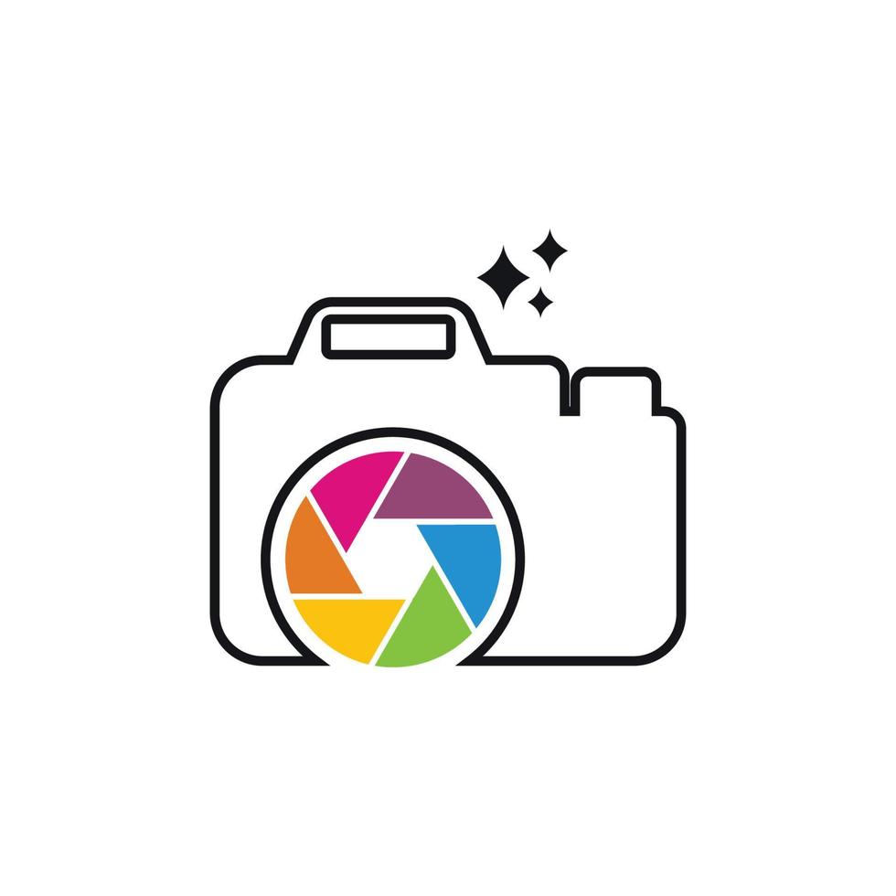 camera logo pictogram ontwerpsjabloon vector