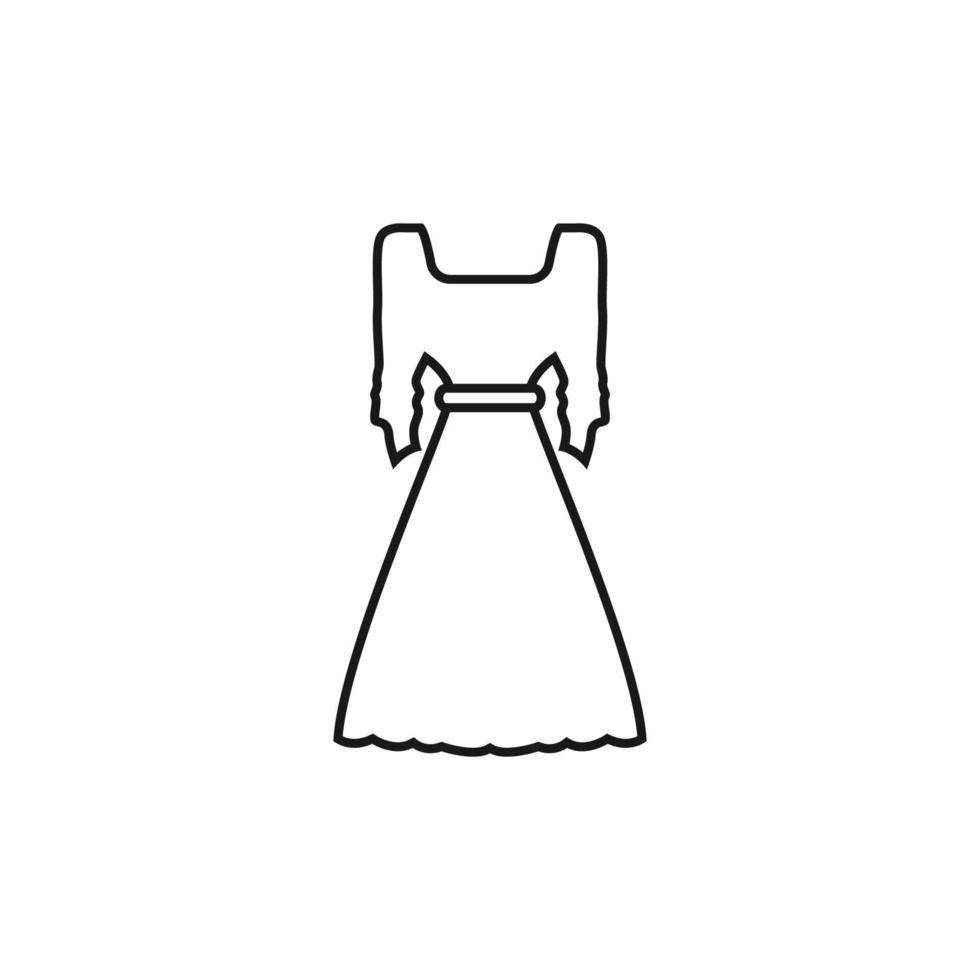 jurk pictogram ontwerp sjabloon vector